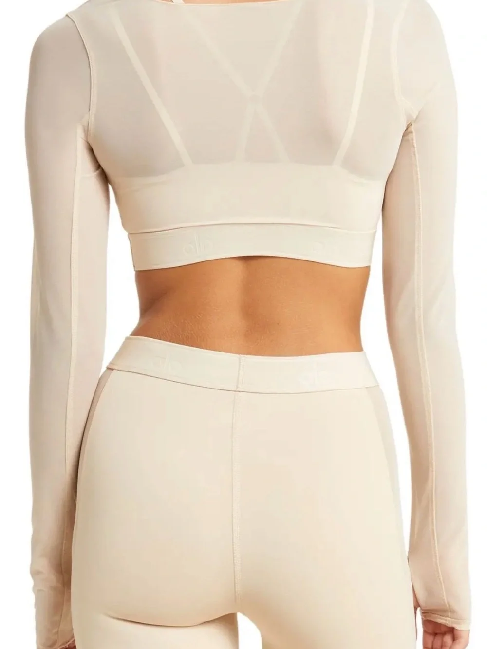 ALO Yoga Airlift High-Waist Dream Leggings In Macadamia
